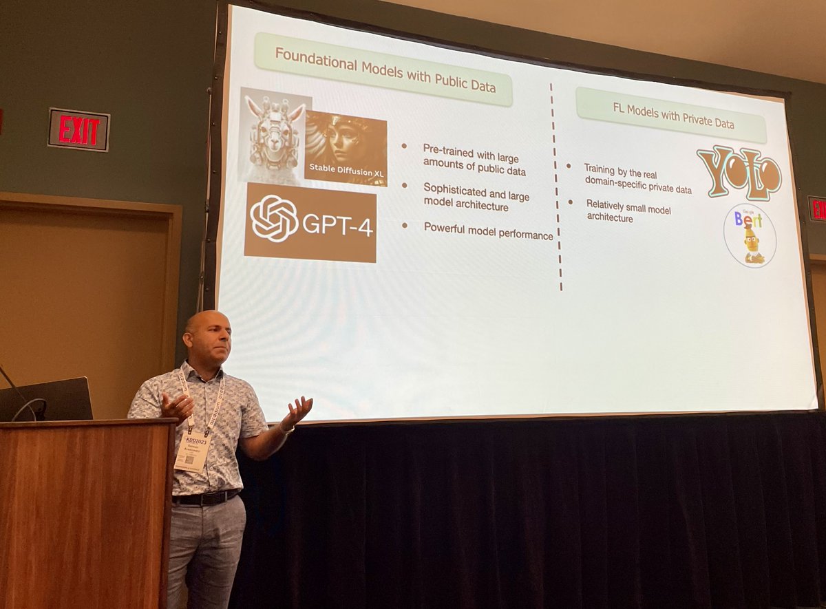 FL4DataMining's tweet photo. Great thanks to our exceptional speakers, Jian Pei (Duke), Salman Avestimehr (USC &amp; FedML), Yiran Chen (Duke), Aidong Zhang (University of Virginia) https://t.co/0wHWIganht