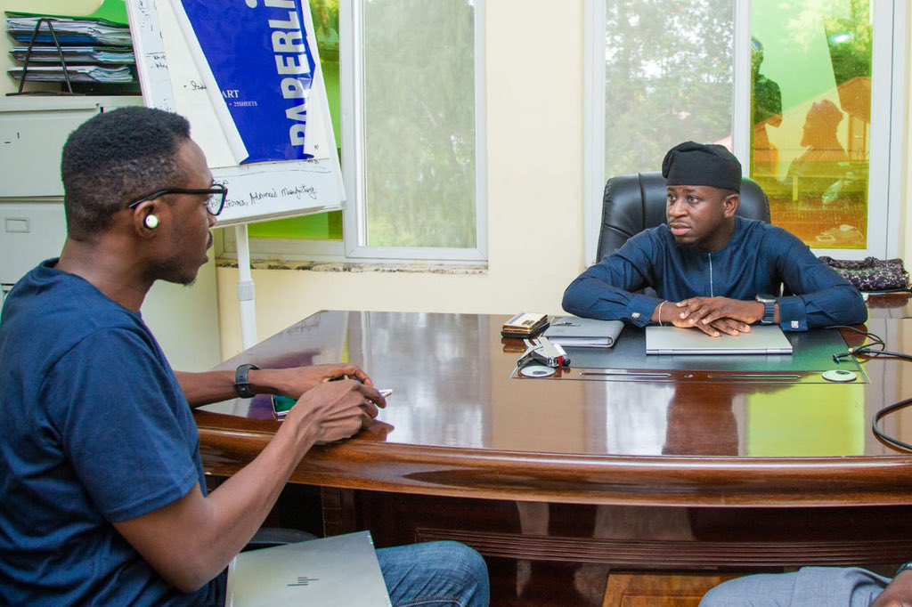 seunfakze's tweet photo. I held my first official meeting as Commissioner for Innovation, Science and Digital Economy with Banji Akole @banjiakole. Mr Governor is clear about his shared prosperity objective to support local businesses and I am more than happy to work with Banji. https://t.co/ah4FvmGrMN