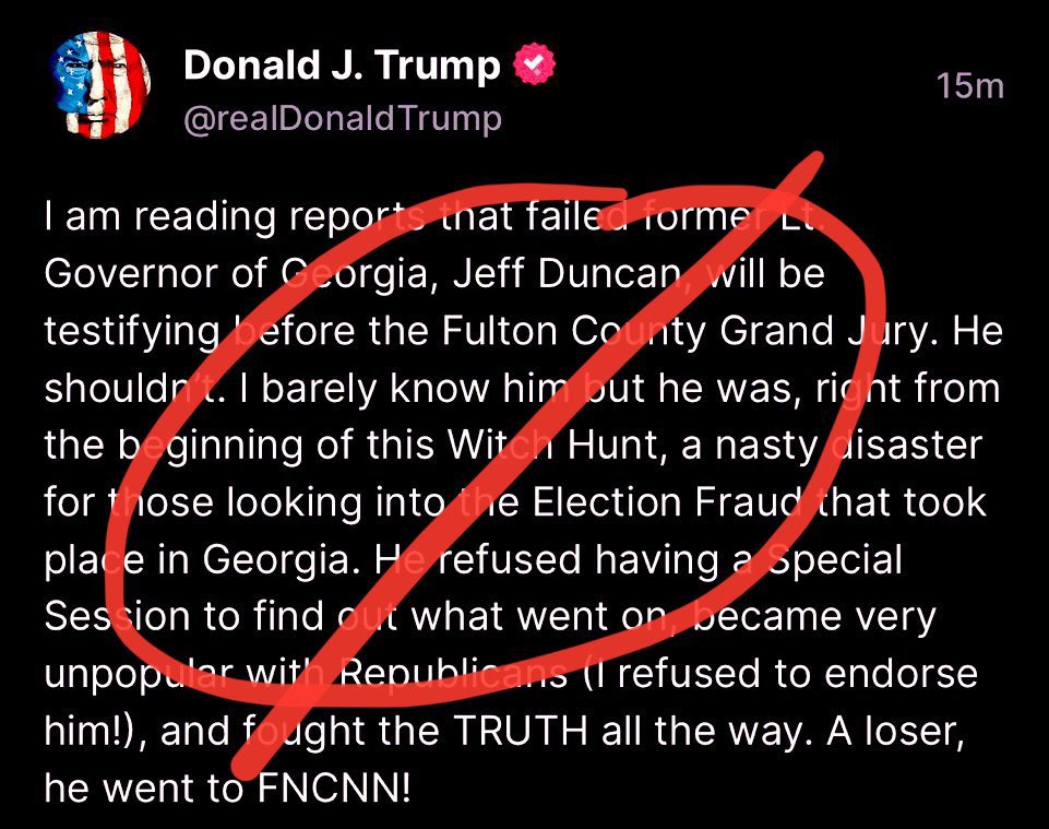 Can you be gagged in one criminal case for witness tampering in another? Or do you have to be charged and have that judge do it? In other words, can Chutkan gag trump trump for witness tampering in Georgia? (I can’t believe I have to ask that).