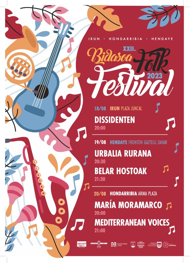 Larunbatean Belar Hostoak Hendaian izango gara, Bidasoa Folk Jaialdian. #txominartola #waltwhitman  <a href="/ElkarMusika/">Elkar Musika</a> <a href="/bidasoa_folk/">BidasoaFolk</a>