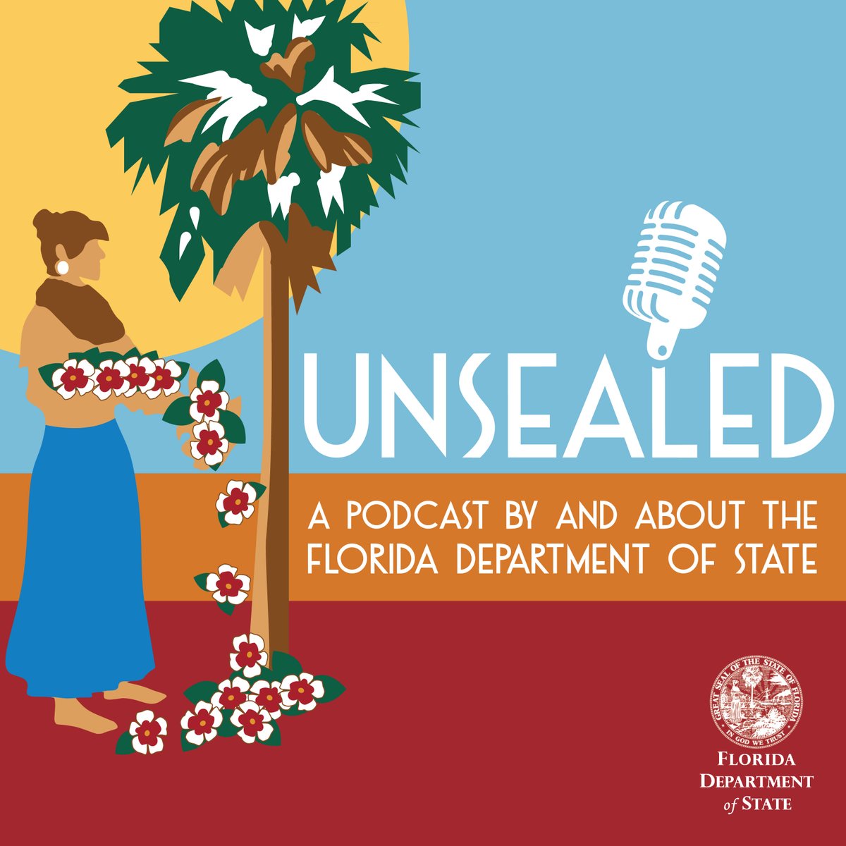 PRESS RELEASE: The Florida Department of State is proud to announce Unsealed, a podcast by &amp; about the Department of State. In this episode,
<a href="/CordByrd/">Cord Byrd</a> &amp; Archives Historian Matthew Storey discuss how the Department got started &amp; how we have grown. Listen: dos.myflorida.com/unsealed