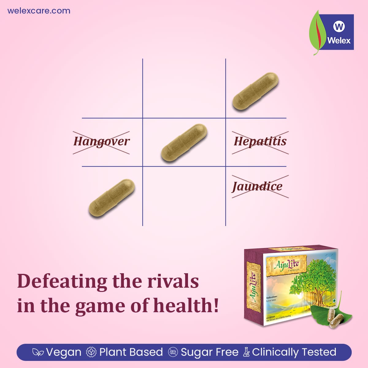 LtdWelex's tweet image. The game is on and AyuLite keeps winning!
Welexcare's AyuLite puts an end to the last night hangovers, Hepatitis, and Jaundice. Shop now from the link in the bio to defeat these rivals.
#clinicallytested #HerbalSolution #HerbalWellness #HealthyLiving #herbalsolution #Ayulite