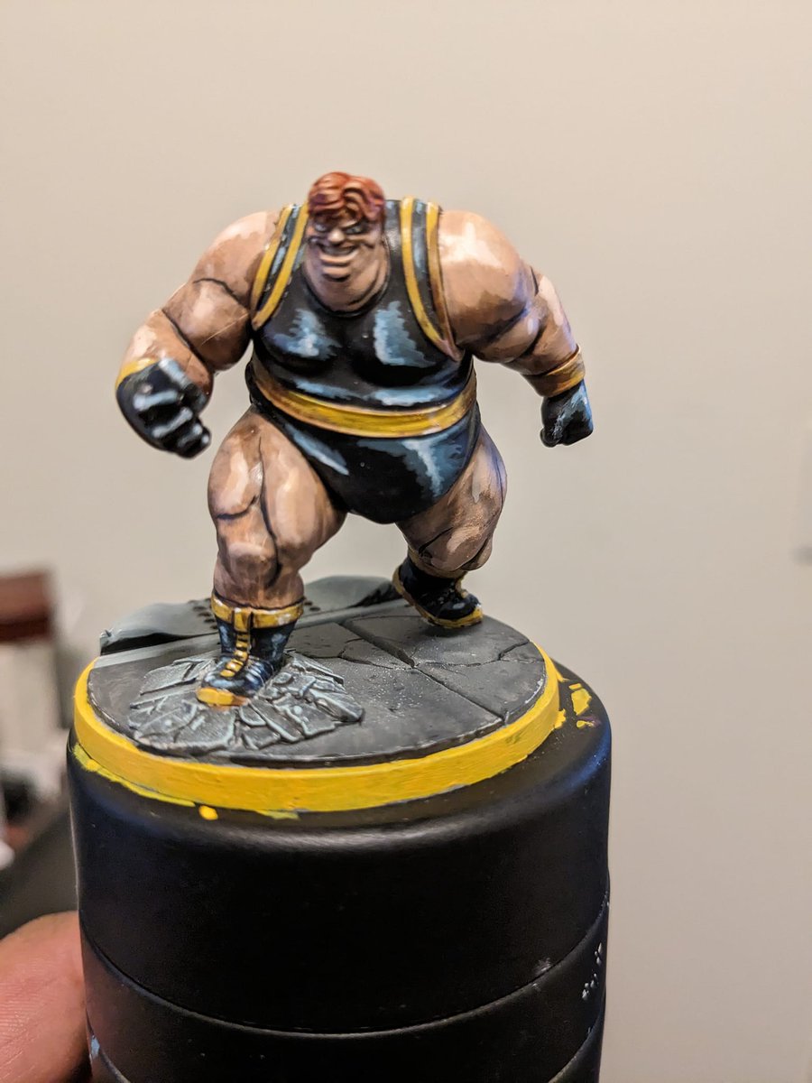 anishtantony's tweet photo. Cleared my painting table, will need to get more :). Blob and Pyro are done and ready for the squad

#MarvelCrisisProtocol #MCP #xmen @atomicmassgames #miniatures #miniatures https://t.co/6G6N72HYUK