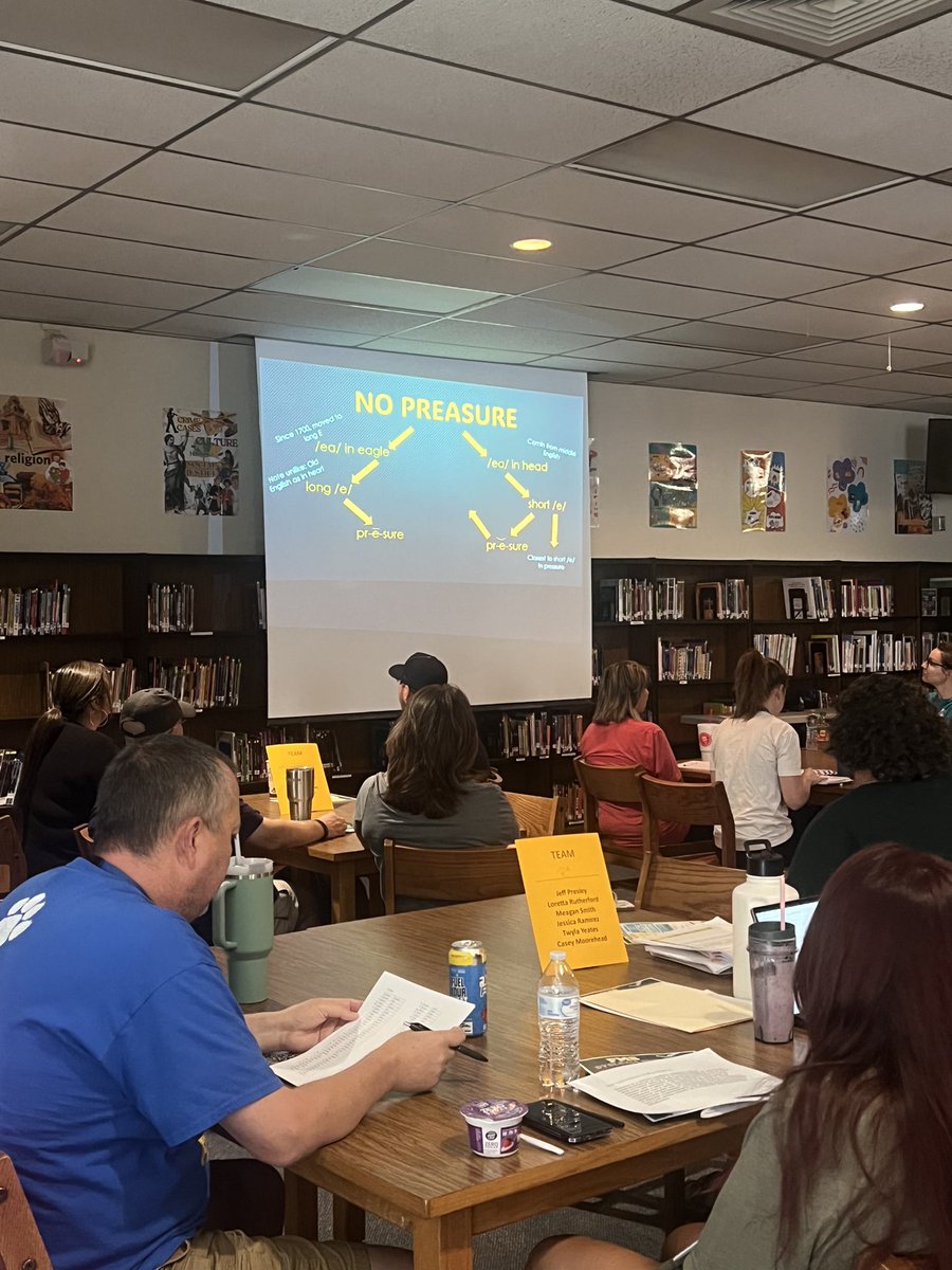 FrenshipMS's tweet photo. Mrs. Miller delivered a very informative presentation on dyslexia today. #thefms https://t.co/nK1HbDocJx