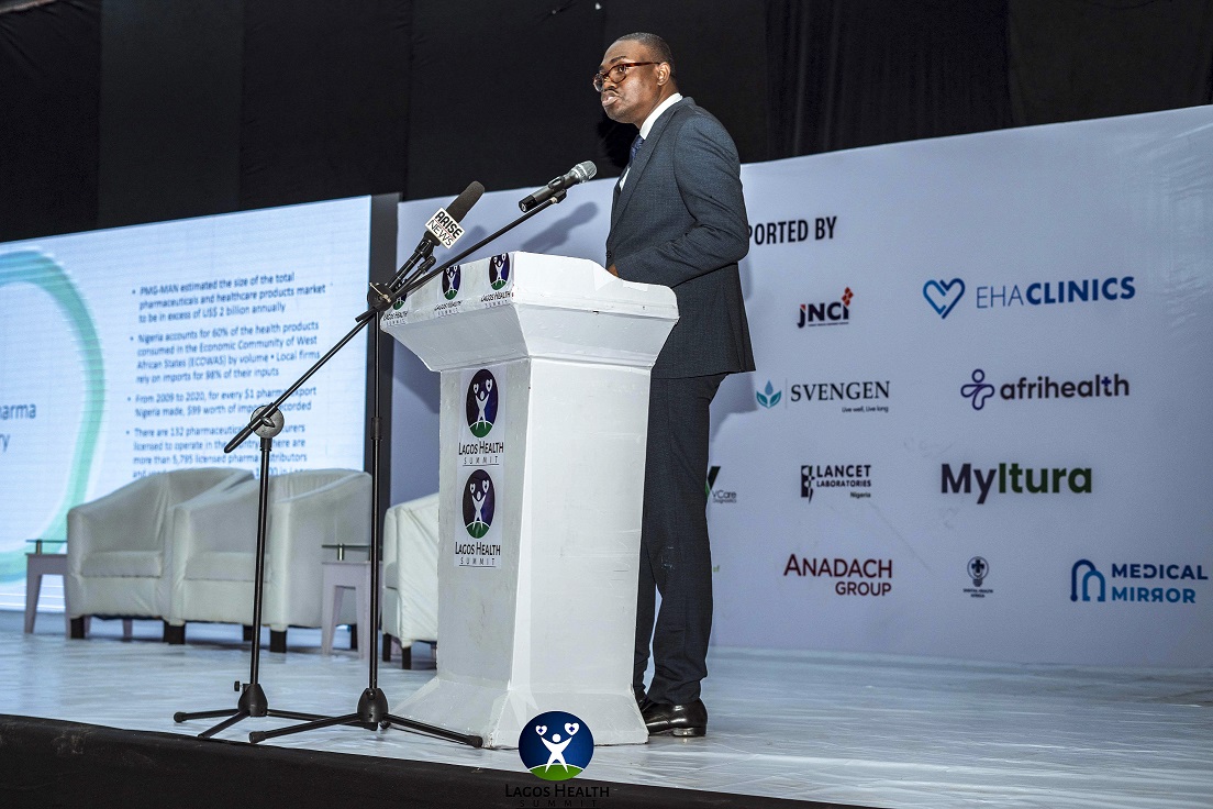 jeeafrica's tweet image. Our Partner, Toyosi Odunmbaku spoke at the Lagos Health Summit on Healthcare Systems and Local Production of Medical Supplies. The summit brought together key stakeholders in the health sector for productive conversations. 

#healthsector #pharmaceuticals #LHS #jeeafrica