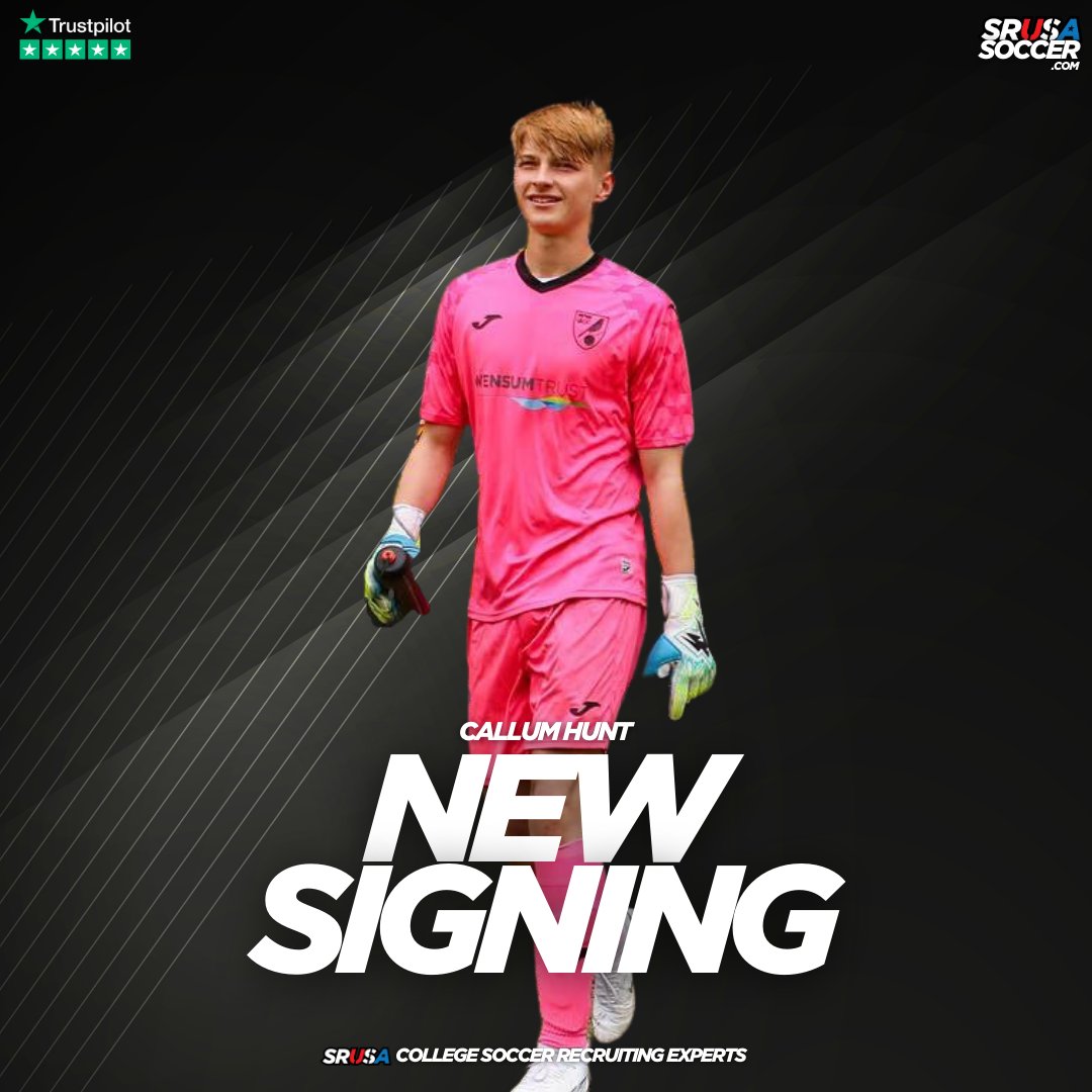 𝗡𝗘𝗪 𝗦𝗜𝗚𝗡𝗜𝗡𝗚 ✍️ Callum Hunt (@Callum2170) 🇬🇧 ⠀ ⠀ We are delighted to Welcome 2024 Entry #SRUSA Soccer Client, 6ft 4 Goalkeeper, Callum Hunt 🇬🇧, who plays for @NorwichCityCSF Shadow Squad 🇬🇧 ⏱ Available Fall 2024 ⚽️ GK ✅ @NFYLU19U23 U19's All-Star Team 📍Norwich, UK…