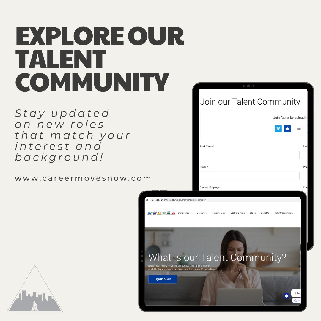 TopsStaffingLLC's tweet photo. Our Talent Community is a great way to explore jobs! Sign up now!
https://t.co/rm4u0FBJuH

#JTC #Career #HIRINGNOW #JobSeekersSA https://t.co/f8ADmBXIOp