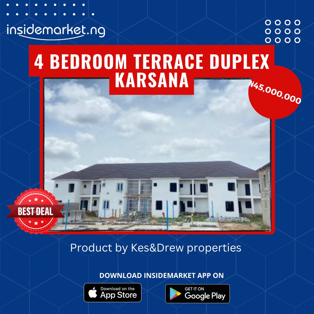 InsideMarket_'s tweet photo. Kes&Drew Properties has luxurious and reliable properties in the city of Abuja....check them out todayπ―β
View Store: https://t.co/foBbSnHfvn
Contact: +2348164556891
Click link below to download our mobile app π²
https://t.co/Yh3Qag57bq
#property #propeeties #realestate #abuja #insidemarketng