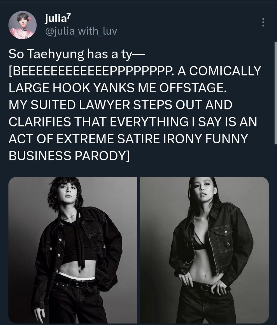 i want everyone to unfollow this person or unfollow me

i wonder if people think before tweeting and what exactly goes through their mind to even find 1% of this tweet funny

especially during taehyung's debut, when there's already enough hate against him from that fandom... 🤦