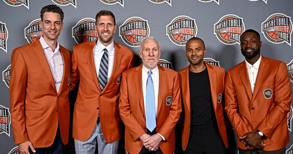 NBA'de bu senenin 'Şöhretler Müzesi' ekibi de inanılmaz olmuş. 3 Avrupalı yıldız, Wade ve koç Popoviç 💫