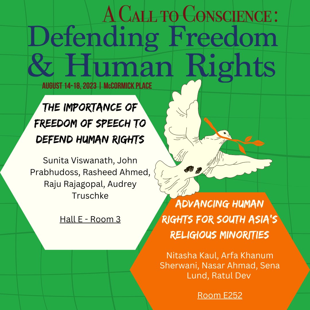 Hindus4HR's tweet image. Exciting times as #HfHR is at the Parliament of World Religions! Engaging panels &amp;amp; thought-provoking discussions aim for a harmonious world. Dive into interfaith conversations &amp;amp; explore the impact. Details below. #UnityThroughFaith
🌍🙏 #HarmonyForAll 
parliamentofreligions.org