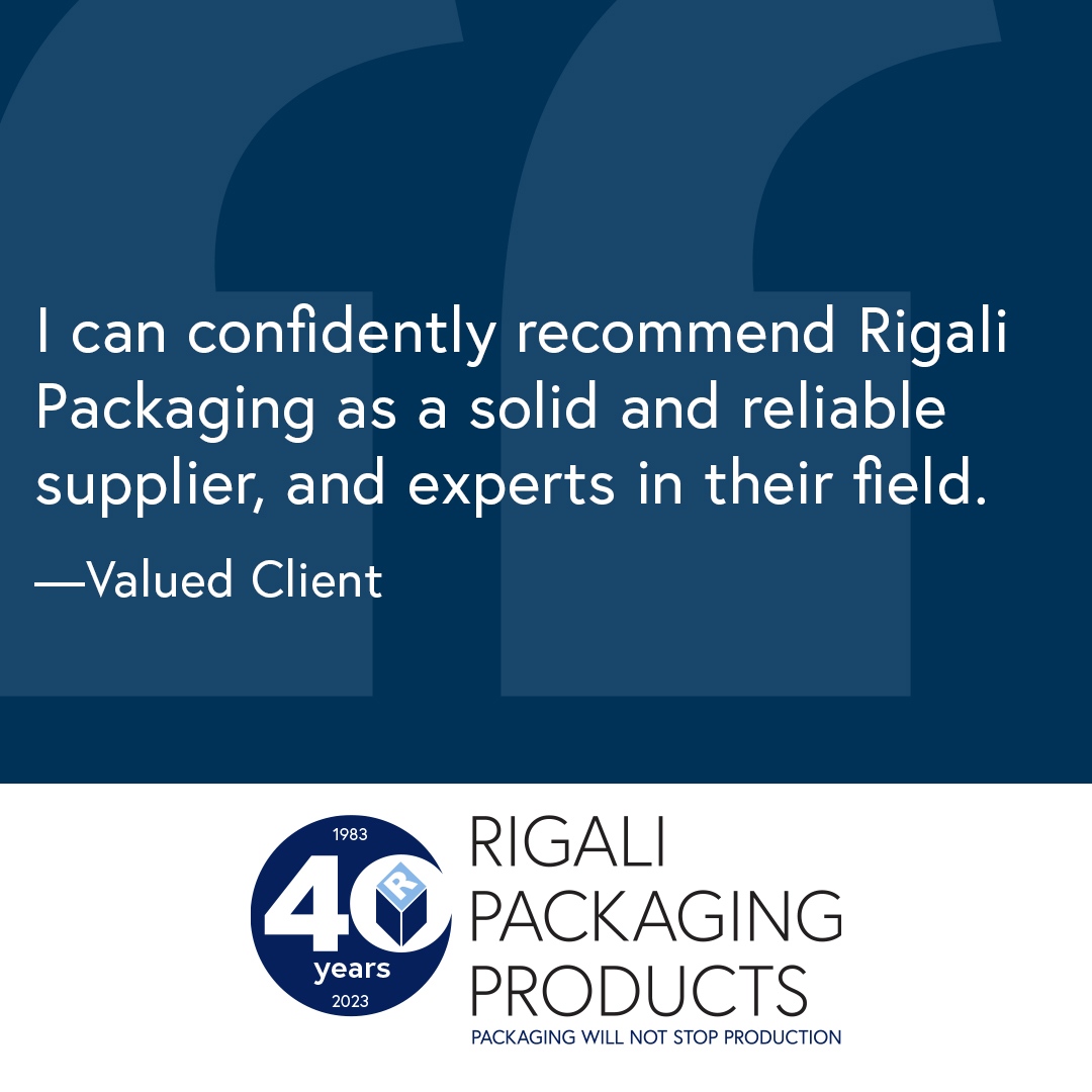 I can confidently recommend Rigali Packaging as a solid and reliable supplier, and experts in their field. —Valued Client
…..
#rigalipackaging #custompackaging #packagingsolutions #packaginginnovation #consultationservices