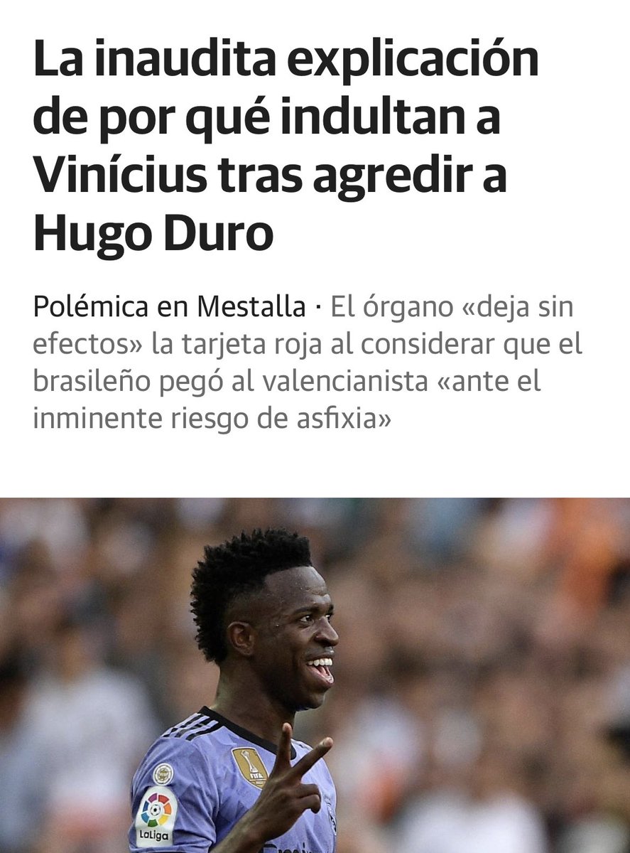 LaNuevaEraFCB_'s tweet photo. La pasada temporada el Comité de Competición le retiró la tarjeta roja a Vinicius ya que le habían provocado (justificando la agresión). Un escándalo.

Bueno, pues por esta regla de tres deberían de quitarle la roja a Raphinha ya que Gastón le provoca, ¿no?

MAFIA, @LaLiga. https://t.co/NWwQaKkoLx