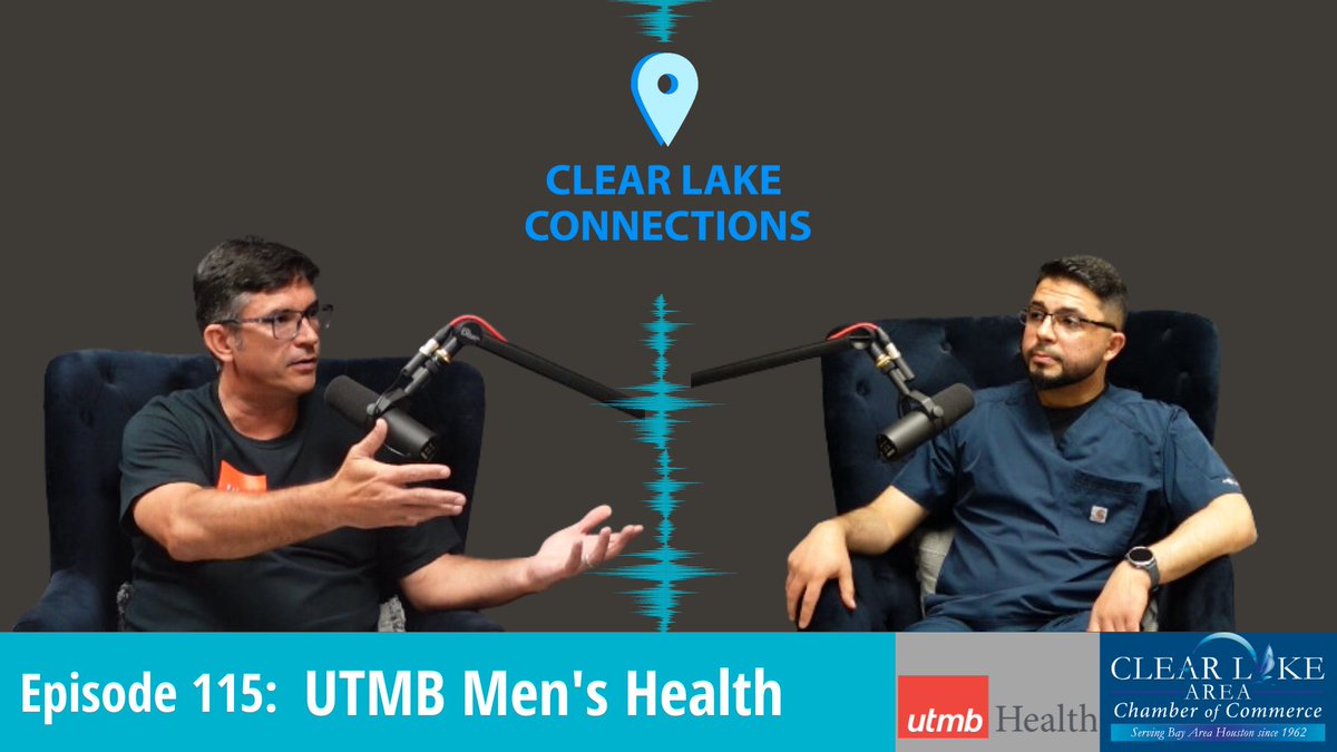 clacctx's tweet photo. This week on Clear Lake Connections Podcast presented by UTMB Health: Meet Dr. Laith Alzweri, Director of Men’s Health and Assistant Professor of Urology at UTMB
See the video here: https://t.co/GZzw4TC2cC https://t.co/JDE933AZ78
