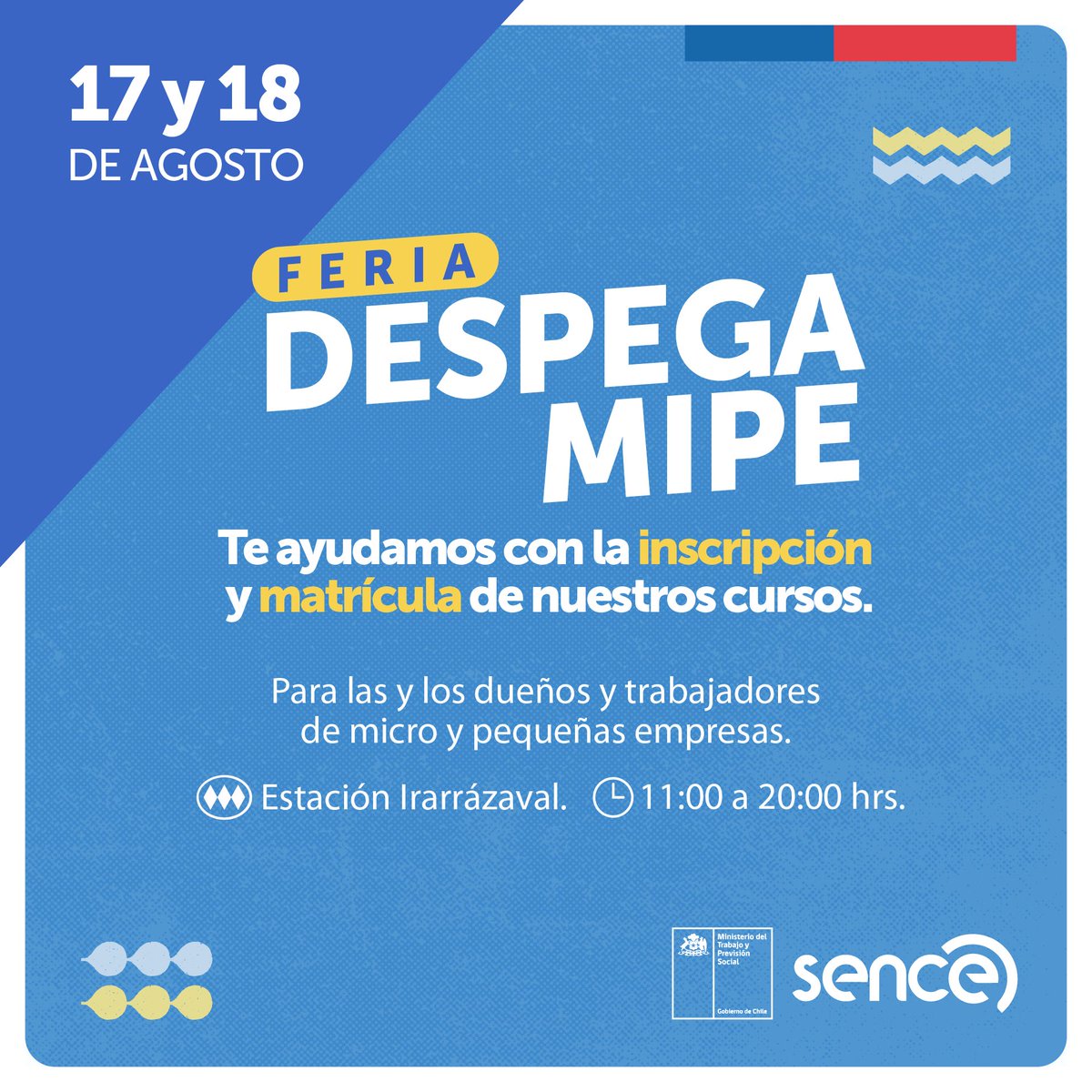 Servicio Nacional de Capacitación y Empleo, Sence. tweet media
