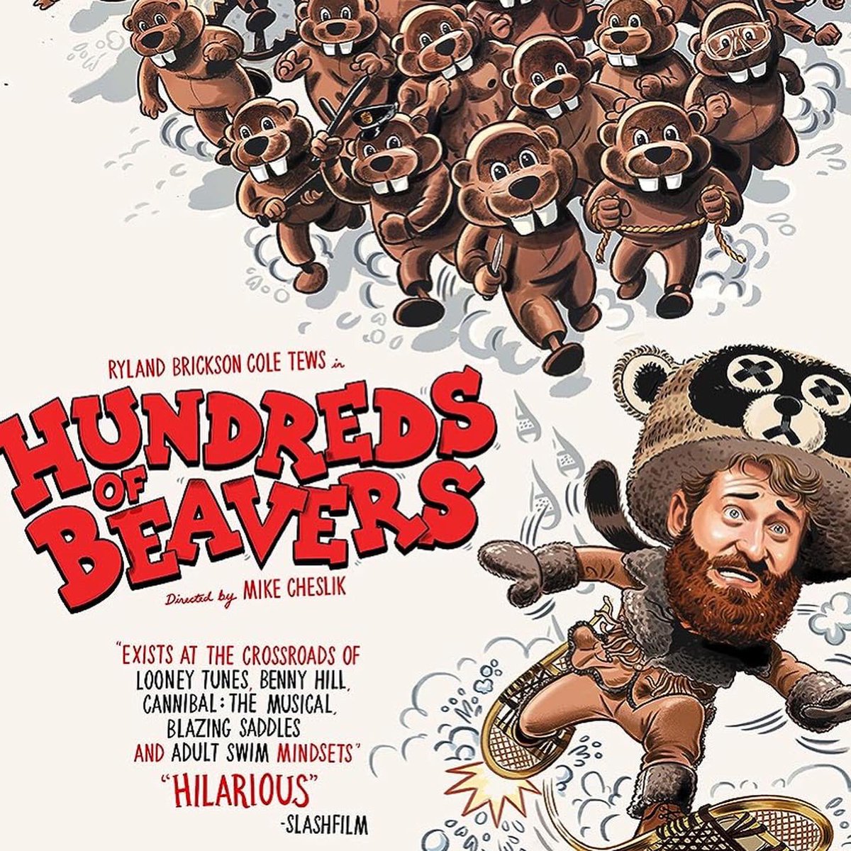 TokenHomo's tweet photo. 100s OF BEAVERS was a gaming sim laugh riot, like watching Buster Keaton trapped inside Donkey Kong. Join the rest of #DukeFest @TheDukeMitchell if you can (the festival runs nightly to Weds 16th Aug when the guys are back @ThePCCLondon for another UK premiere). https://t.co/QdGRGnXXXV