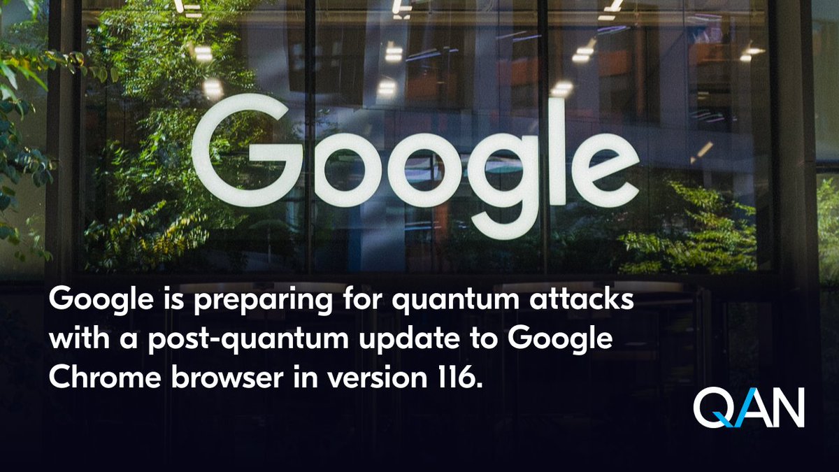 Attention, #blockchain community! 
Centralized entities such as governments and IT giants like #Google have already begun preparing against #QuantumComputer attacks. It's time to wake up and take action.

The QAN private blockchain uses the NIST-recommended primary algorithm🧵