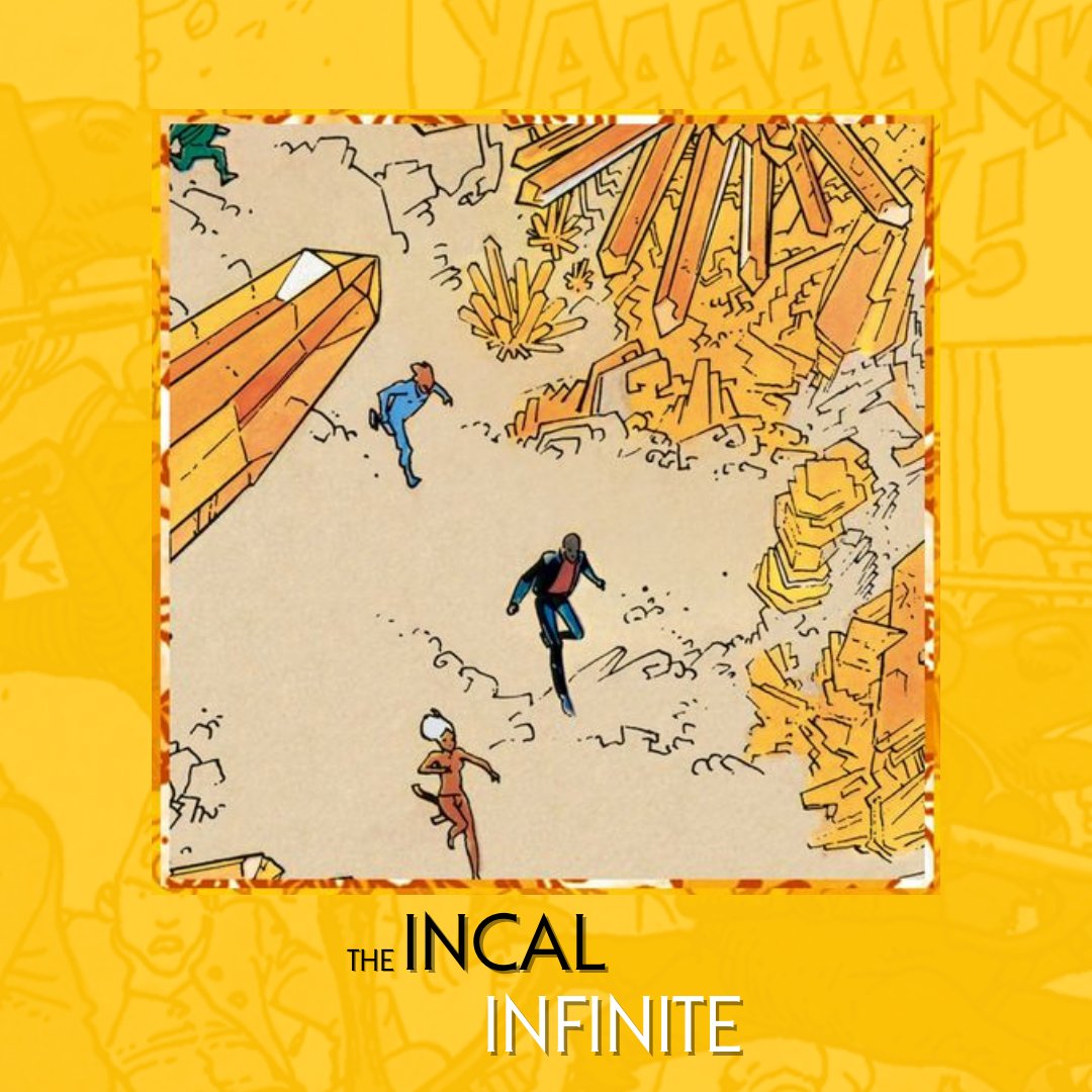 IncalInfini's tweet photo. The pit city, the Amok Seat, the noxious lands of the garbage eaters... The world of The Incal is full of (almost) heavenly destinations ! 🌴👾 Which one would you choose for your summer vacation ? (Yes, we know, it's hard to choose 😅) https://t.co/vIgmGY07Ku