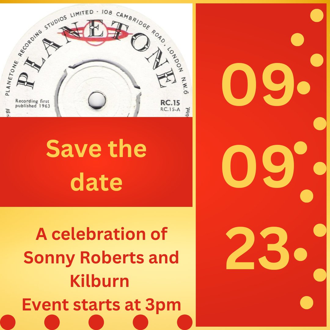 📢📢📢📢Save the date for an amazing free event coming to Kilburn! Watch out for more details.