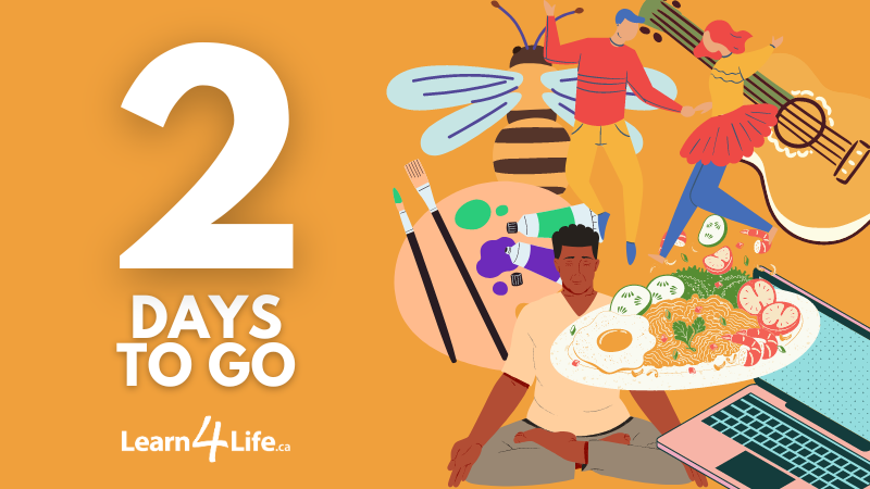 TDSB_ConEd's tweet photo. T-Minus 2 days until registration opens for Learn4Life's anticipated fall term! #Learn4Joy and #Learn4You with hundreds of general interest courses to choose from in art, fitness, music, dancing, food and more. Registration opens August 16 @ 8:30am.🔗https://t.co/RJ2qf62weL https://t.co/bu8OEDynKw