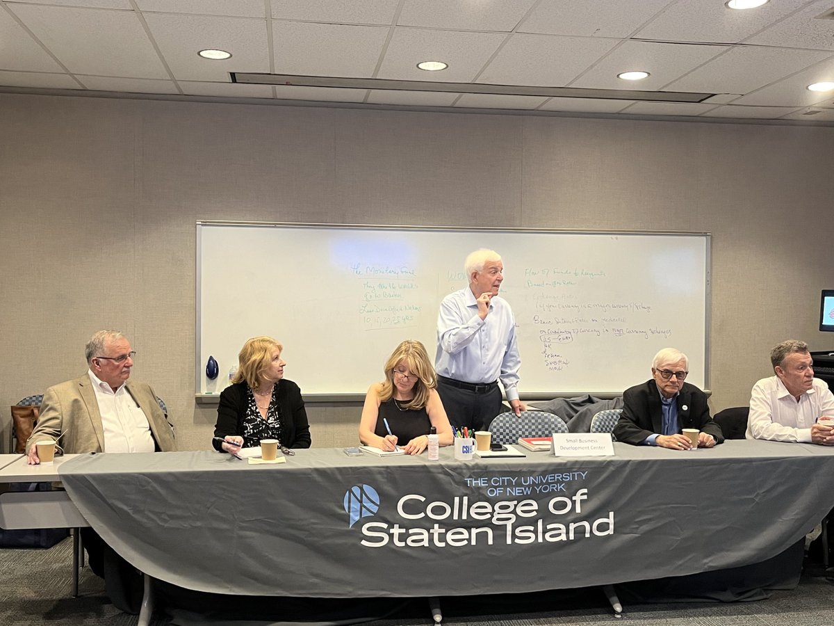 In July, our Staten Island SBDC &amp; grad students from Univ. of Calabria, Italy, connected on the SBDC, its purpose &amp; the no-cost services we offer small businesses—helping underscore the importance of global learning in shaping a more vibrant &amp; inclusive entrepreneurial ecosystem.