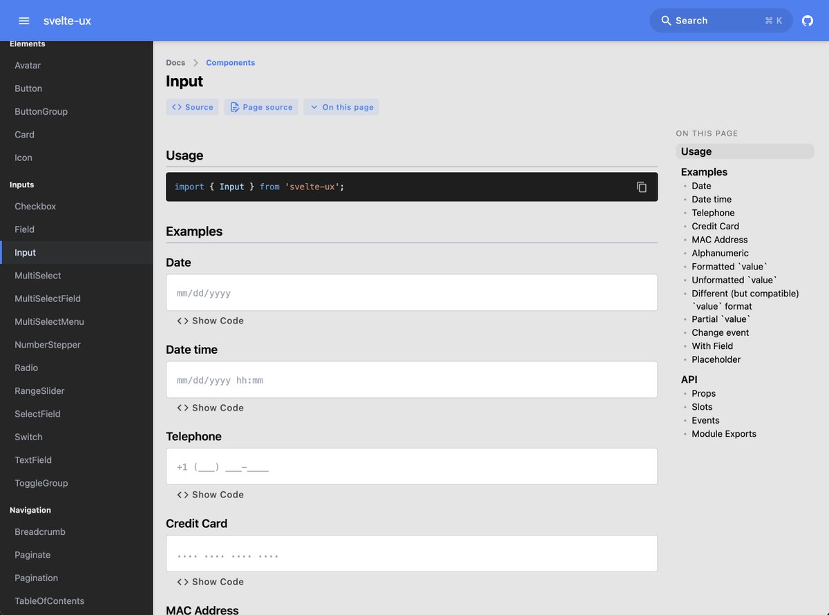 techniq35's tweet image. Introducing 💻 svelte-ux (svelte-ux.techniq.dev) and 📊 LayerChart (layerchart.com)

Over the past 2 years I&apos;ve been creating these Svelte libraries as I built highly interactive and visual applications, and they are close to 1.0 releases.

@SvelteSociety

1/4