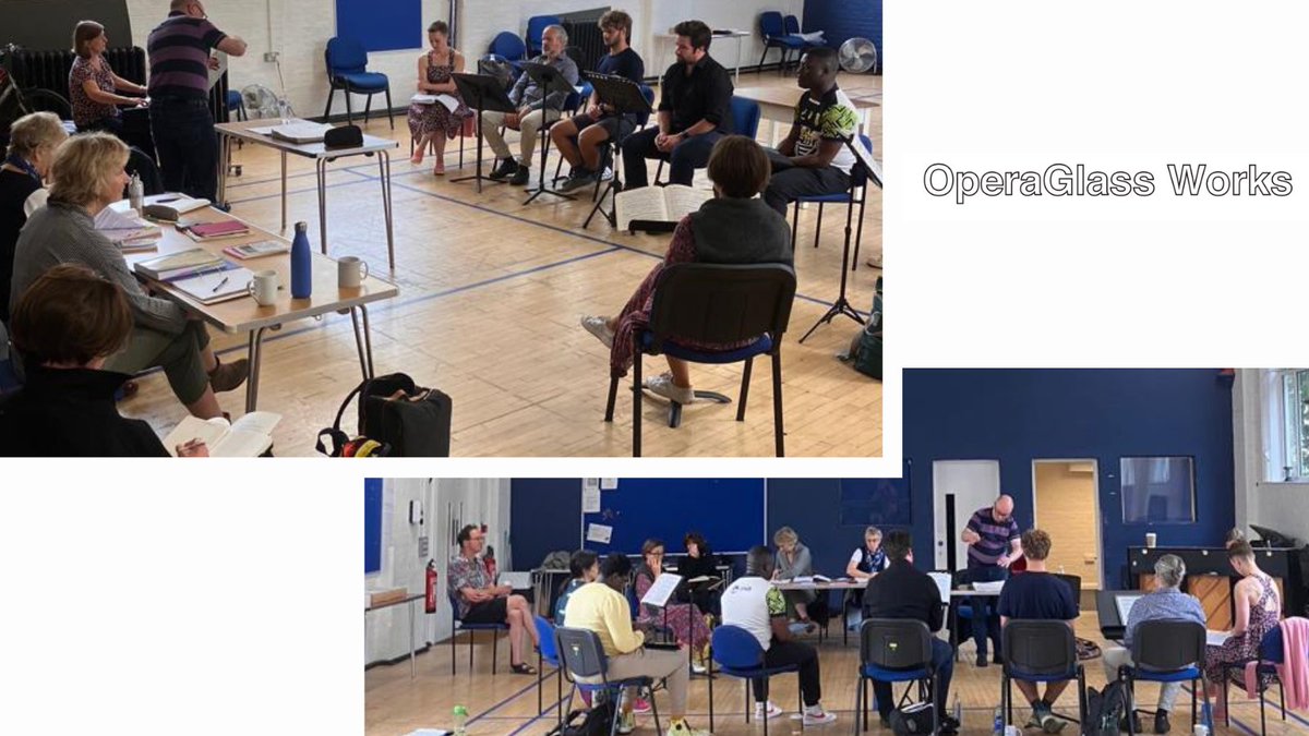 Great to have everyone in the room together on day one of rehearsals for our film of La Traviata... Exciting days ahead!