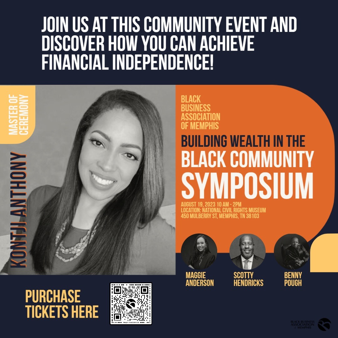 Hey Memphis! Don't miss a powerful movement in building wealth in the Black community. 😀 Join us for expert-led discussions and inspiring success stories. 🎤 Let's ignite the power of the purse and create long-lasting solutions for a thriving Memphis. Be part of the change! 🎉