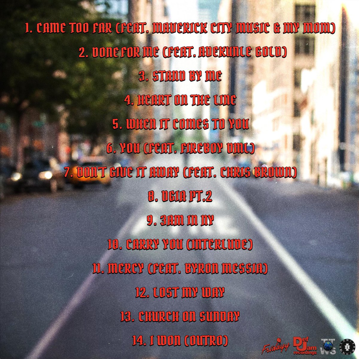 fridayy's tweet photo. “FRIDAYY” THE ALBUM TRACKLIST 🎈 https://t.co/8pxPrLHJyR