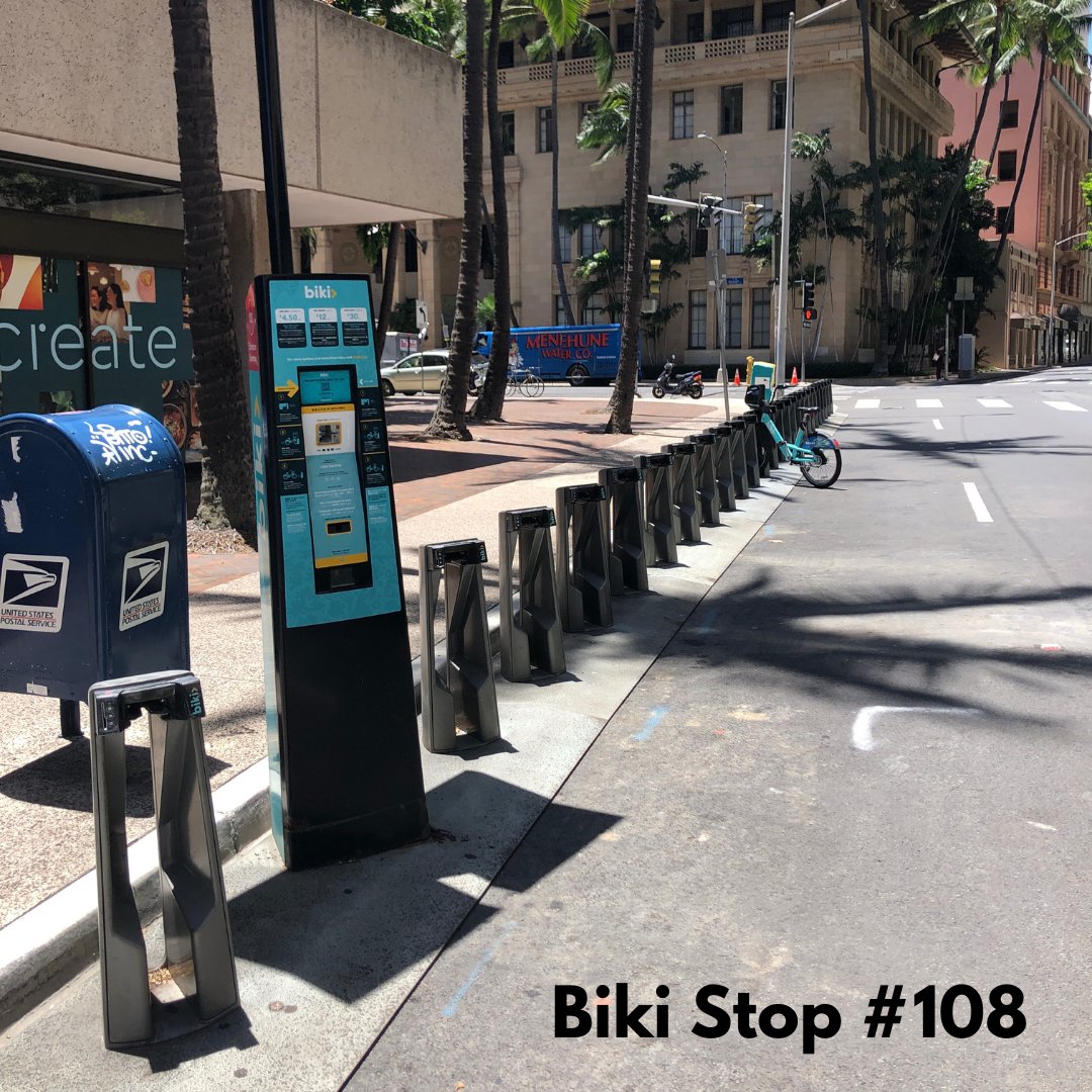 SYSTEM UPDATE: 3 Biki Stops in the Downtown area have been relocated to accommodate a major city paving project. Learn more: shorturl.at/jmFOT