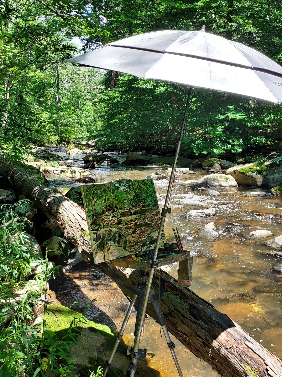 I've been out painting along the Brandywine lately. Nothing rivals direct observation!