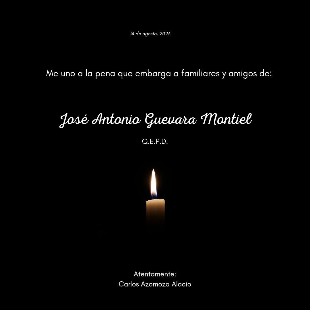 Lamento tu pérdida, estimado <a href="/GuevaraMontiel/">Enrique Guevara</a>.