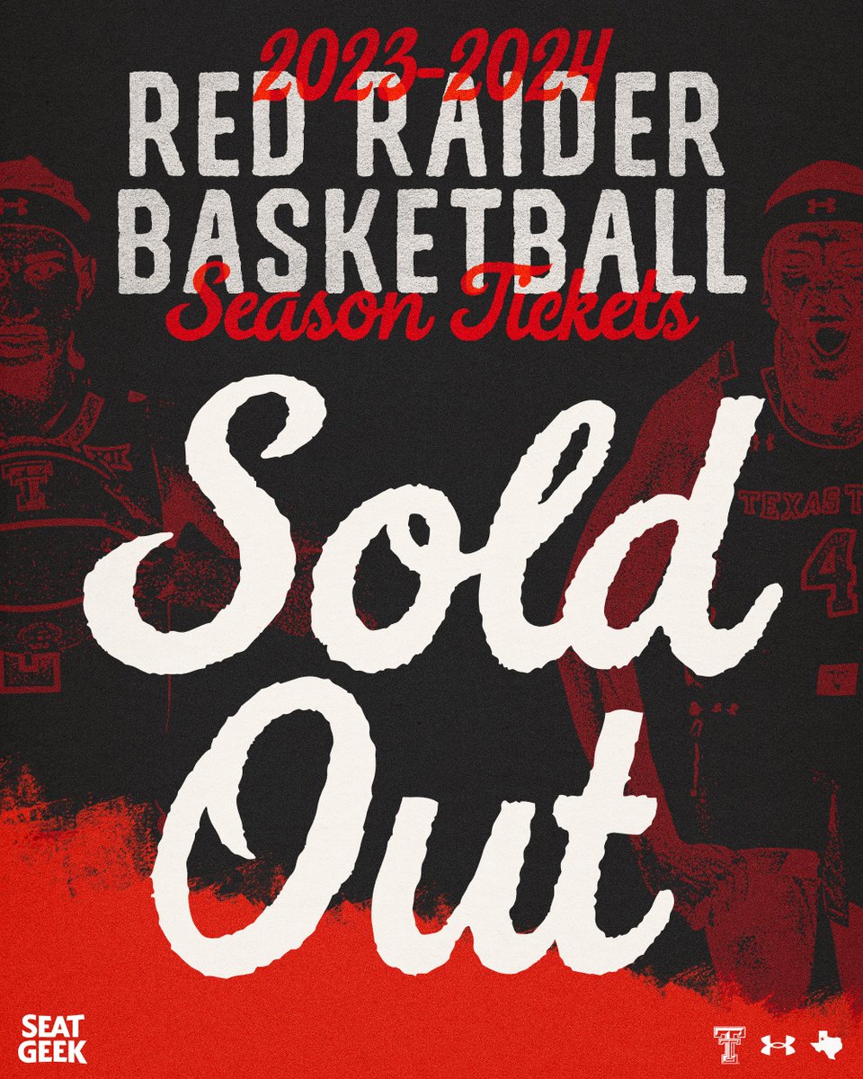 For the 5th consecutive year — season tickets are SOLD OUT 🔥

#WreckEm | <a href="/SeatGeek/">SeatGeek</a>