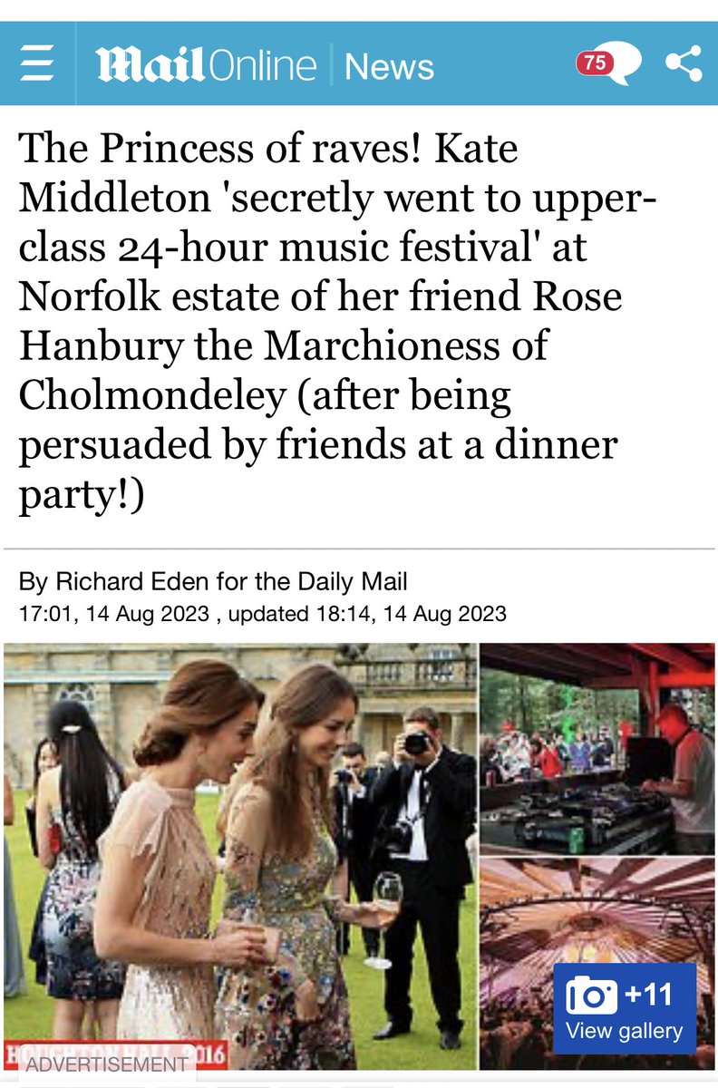 Can’t believe Kate Middleton was at Houghton 😂