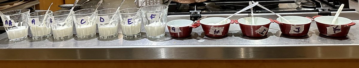 In other news, I’ve been testing Greek yoghurt for <a href="/TelegraphFood/">Telegraph Food</a> . Yes  I do taste them blind. This is just the Greek style yoghurt. 😅