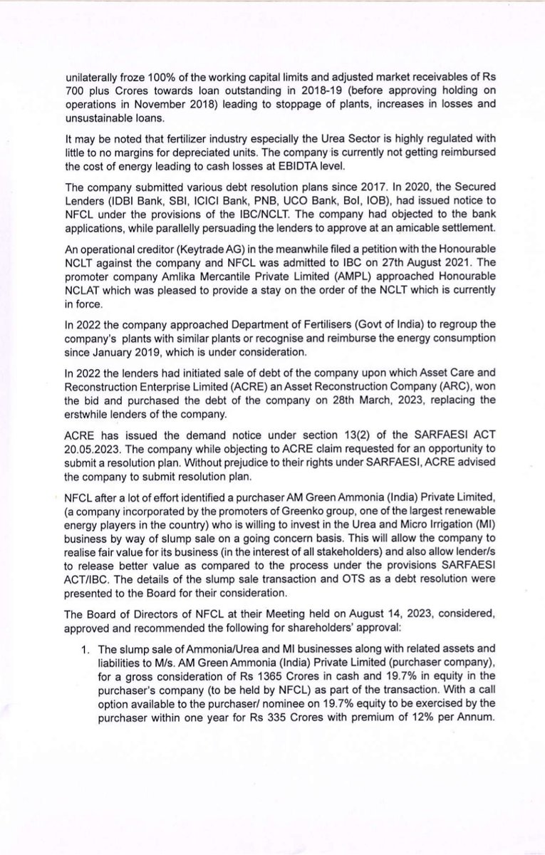 20kInvestor's tweet photo. Such hardworking promoters.
Complete honesty in terms of filing. Writing full history
#slumpsale #Nagarjuna https://t.co/aAg6m9VvRg