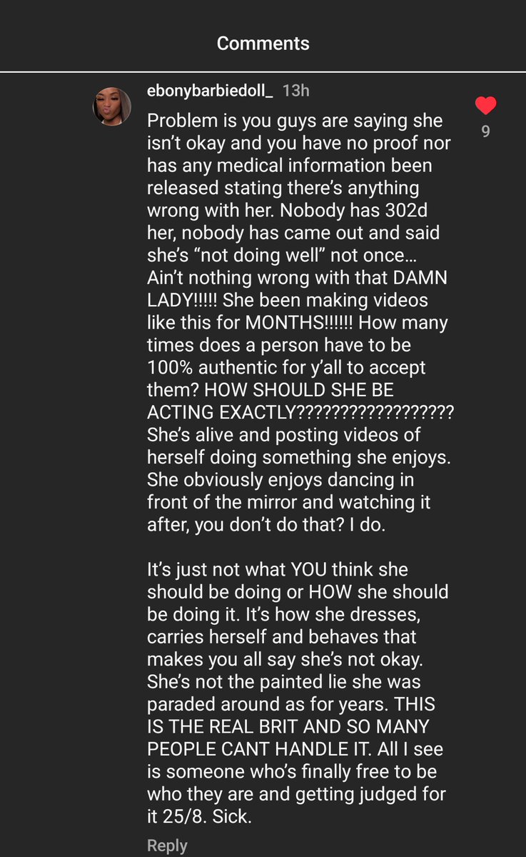 MichaelEnvy's tweet photo. That part 👏🏼  #BritneySpears https://t.co/4R7CdDk2E0