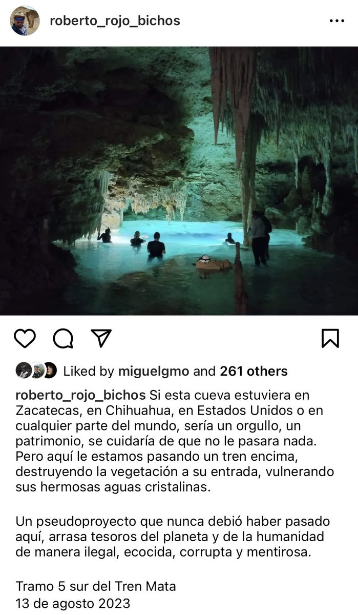 Nada que agregar.
#TrenMaya