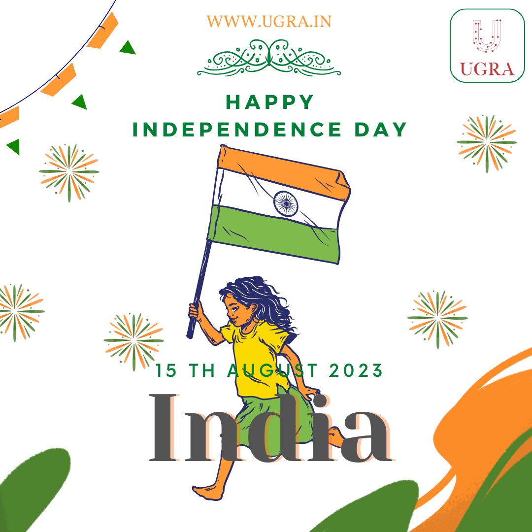 'Celebrating the spirit of freedom and unity on India's Independence Day! ' 🇮🇳 #IndependenceDay #ProudToBeIndian #JaiHind #FreedomStruggle #UnityInDiversity #independenceday #independencedaygreetings #greetings #independencedaypost #indianindependenceday #digitalmarketing #ugra