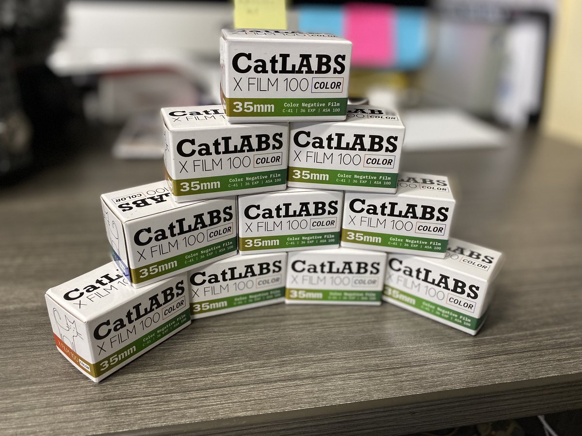 Who has been enjoying the new <a href="/CatLABSinc/">Cat LABS</a> color 100?  We just got our 35mm order in and look forward to shooting it this week. The 120 format has been wonderful so far. #filmphotography