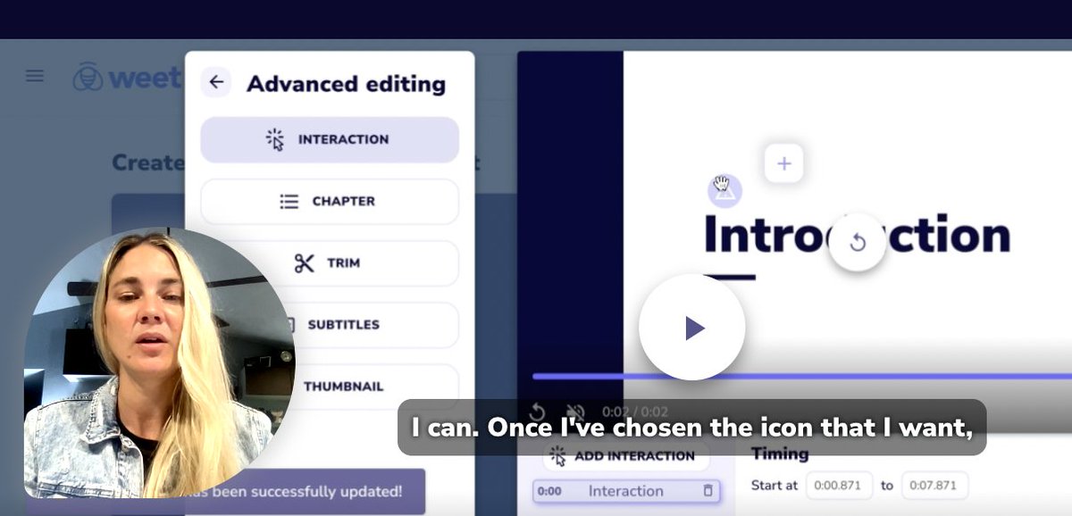 🗣️ Express yourself with Weet! 

🌎🌍🌏  With the ability to create and translate captions into over 30 languages, you can share your message with the world 

 🌐 No language barrier can hold you back! 

💡 Learn more at weet.co/demo 

#Weet #LanguageBarrierFree