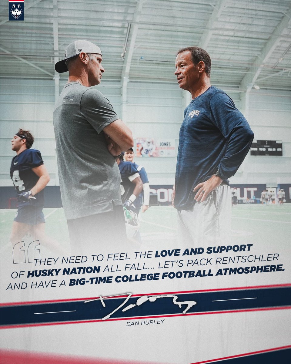 Tell em', Coach 🗣️

#HU5KIES | <a href="/UConnFootball/">UConn Football</a>