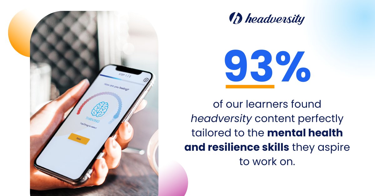 At headversity, we believe that upskilling mental health and resilience is the key to overcoming life's challenges with strength. And we are delighted to see our community embracing this journey with such enthusiasm!🧠👇 #mentalhealth #wellbeing #resilience