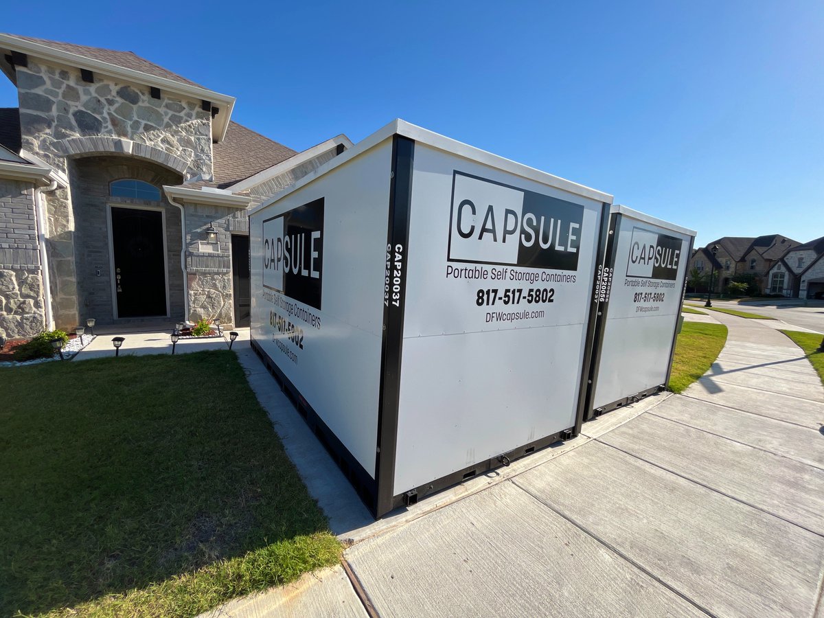 DFWCapsule's tweet image. Instant online quotes and reservations for Capsule Portable Storage in DFW.  dfwcapsule.com 
Local, Independent, and Family owned!
#PortableStorage #DFWmovers #FireDamage #waterDamage #DIYpacking