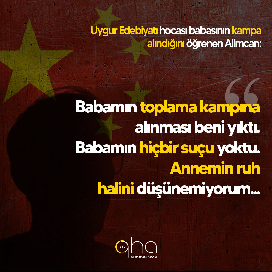 #Çin, Türkiye’de yaşayan #Uygur Türklerini nasıl tehdit ediyor?

Çin yönetimi, Türkiye dahil olmak üzere yurtdışındaki Uygur Türklerini, #DoğuTürkistan’da kalmış olan aile üyeleri ile tehdit ediyor. Türkiye’nin farklı şehirlerinde yaşayan Uygur Türkleri, Çin’in kendilerini nasıl