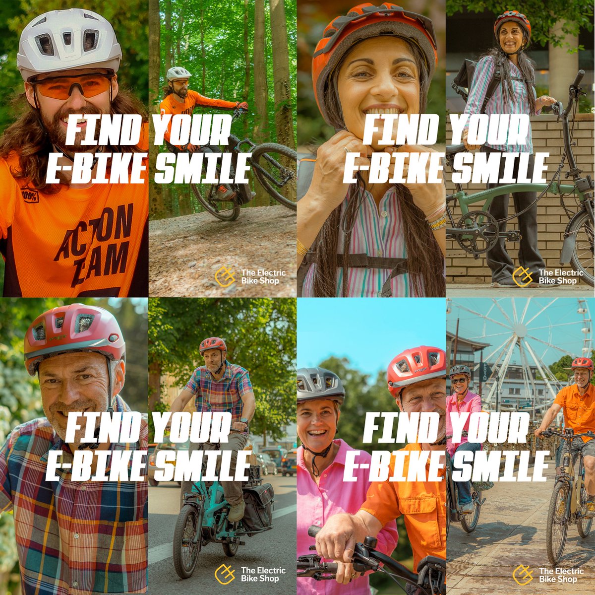 Say cheese! 😄 This summer, find your e-bike smile at The Electric Bike Shop! ⚡ Find your e-bike smile now. 😊bit.ly/FindYourE-Bike… #ebike #bike #cycling #cyclinguk #ebikesmile #tebs #theelectricbikeshop #explore #ebikelife #bikeshop #cargobike #mtb #commute #greentravel
