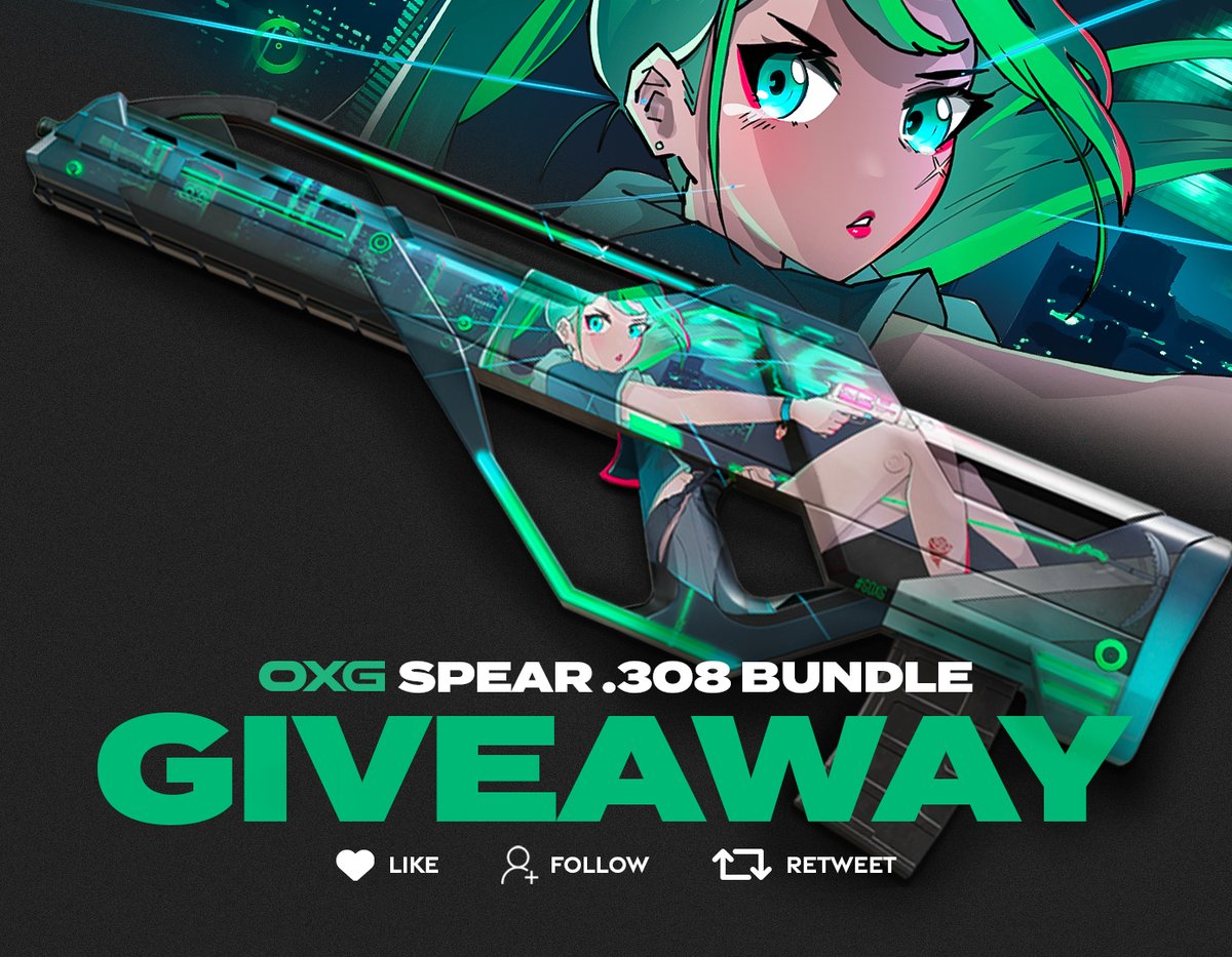 Your Monday just got better... we're giving away 10 of our new R6 skins! 

To Enter: 
✔️ Follow <a href="/OXG_Esports/">Oxygen Esports</a> 
❤️ Like 
🔁 Retweet (Because we refuse to say repost)