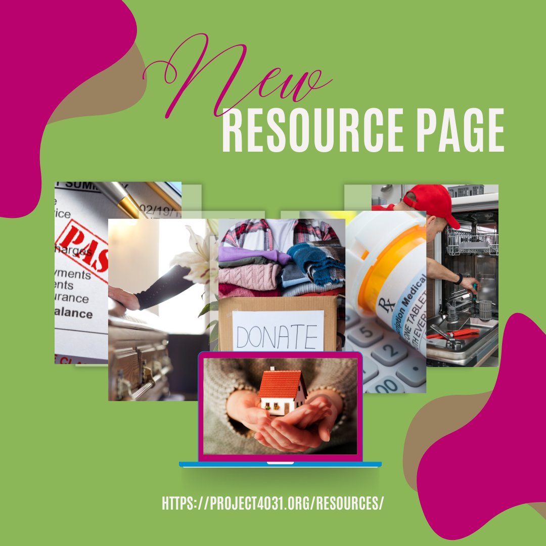 Project4031's tweet image. We are thrilled to share our new Resource Page, tailored specifically to meet the needs of hospice and palliative care patients and their families! 

Help us spread the word about this invaluable resource! 
buff.ly/3YdFmiK 

#EmpoweringPatients#Project4031