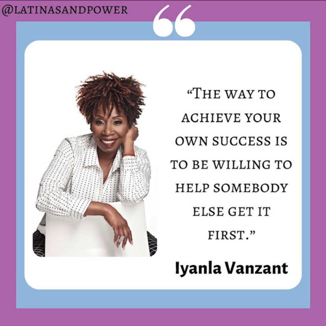 Monday Mantra ✨

“The way to achieve your own success is to be willing to help somebody else get it first.”

- Iyanla Vanzant

#mondaymotivation #mondaymantra #latinasandpower2023 #latinasandpower #latinassupportinglatinas #success #successmindset #fyp #fy