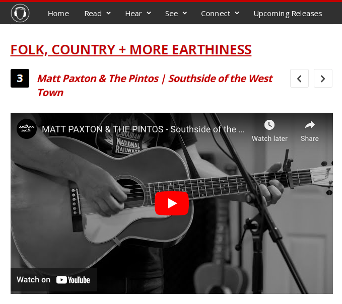 JSchneiderTO's tweet photo. Check out the new @MattPaxtonMusic video for "Southside of the West Town" (shot by Southern Souls) on the #Tinnitist Roots playlist. The Tornado EP is out 09/15 via @DownByThePoint
@Darryl_Sterdan #NewMusic #CanadianMusic #Americana
https://t.co/eBz4md6kdl via @tinnitist https://t.co/0zwlZqXuht